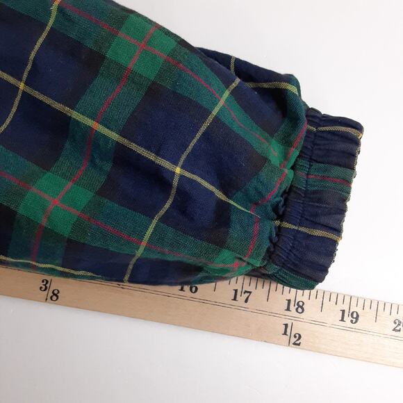 Vintage 80s Tartan Plaid Funnel Neck Jacket Reversible Full Zip Windbreaker Sz M - Picture 15 of 15
